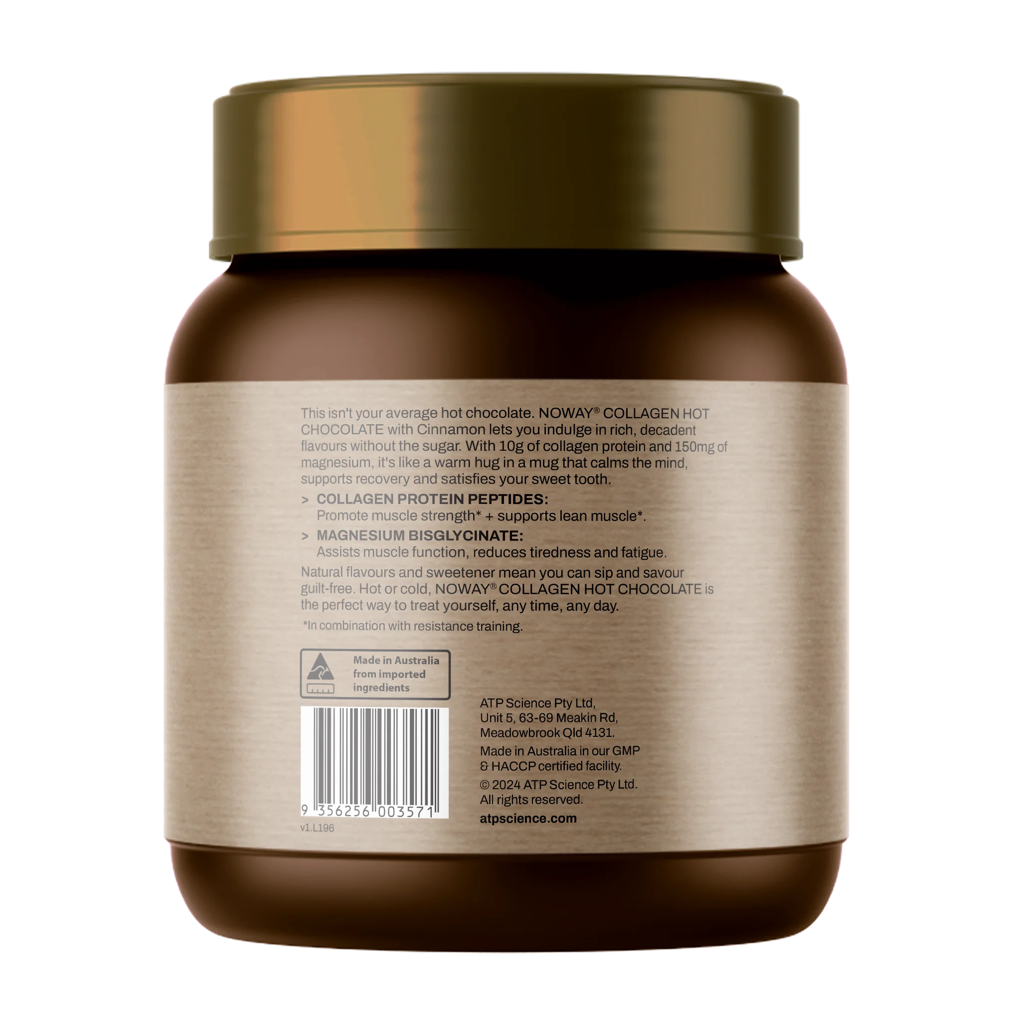 NOWAY Hot Chocolate - Cinnamon Spice 500g