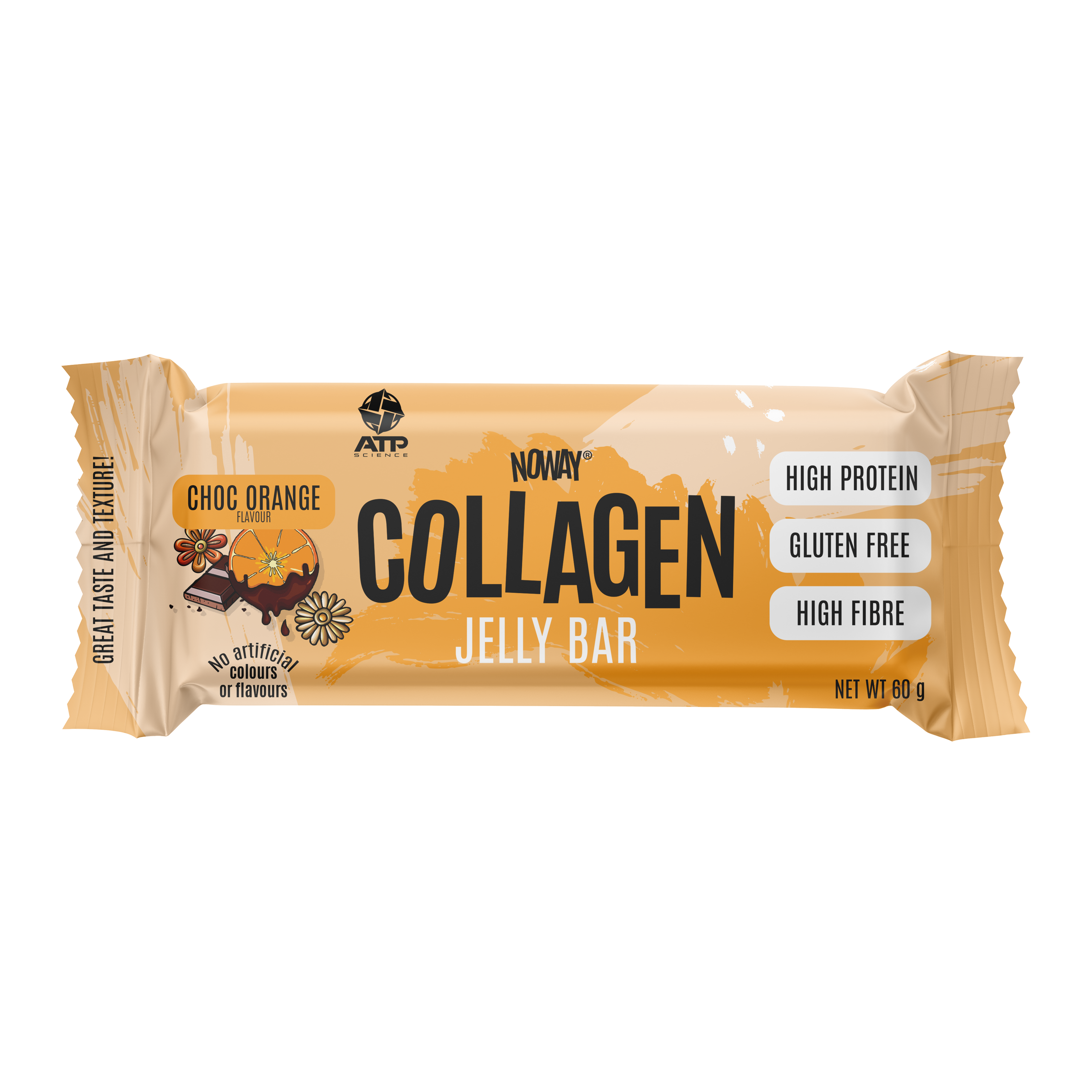 NOWAY Collagen Jelly Bar - Choc Orange